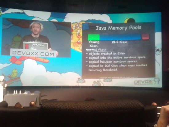 Ben Evans expliquant les pools de mémoire en Java